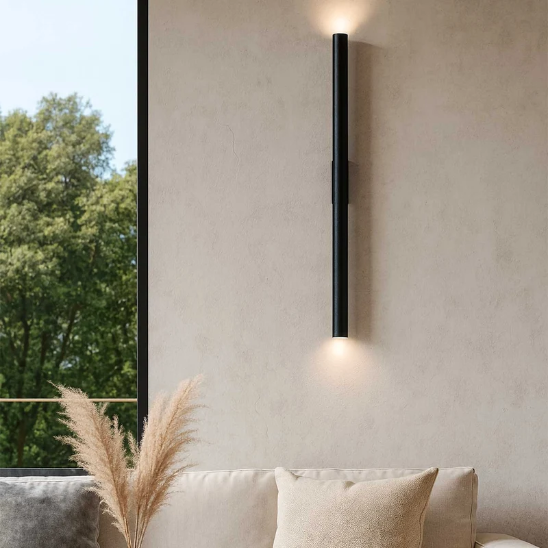 Xi - Applique murale tubulaire minimaliste en aluminium