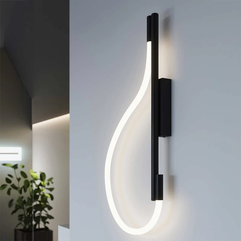 Mira - Applique murale LED minimaliste en aluminium, 96 cm