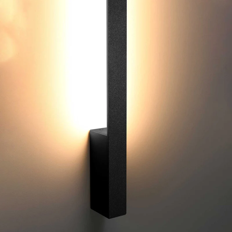 Fom - Applique murale LED minimaliste en aluminium, 50 à 90 cm