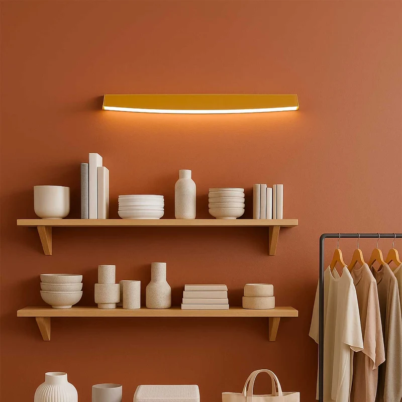 Sirius - Applique murale LED minimaliste en aluminium, 60 cm