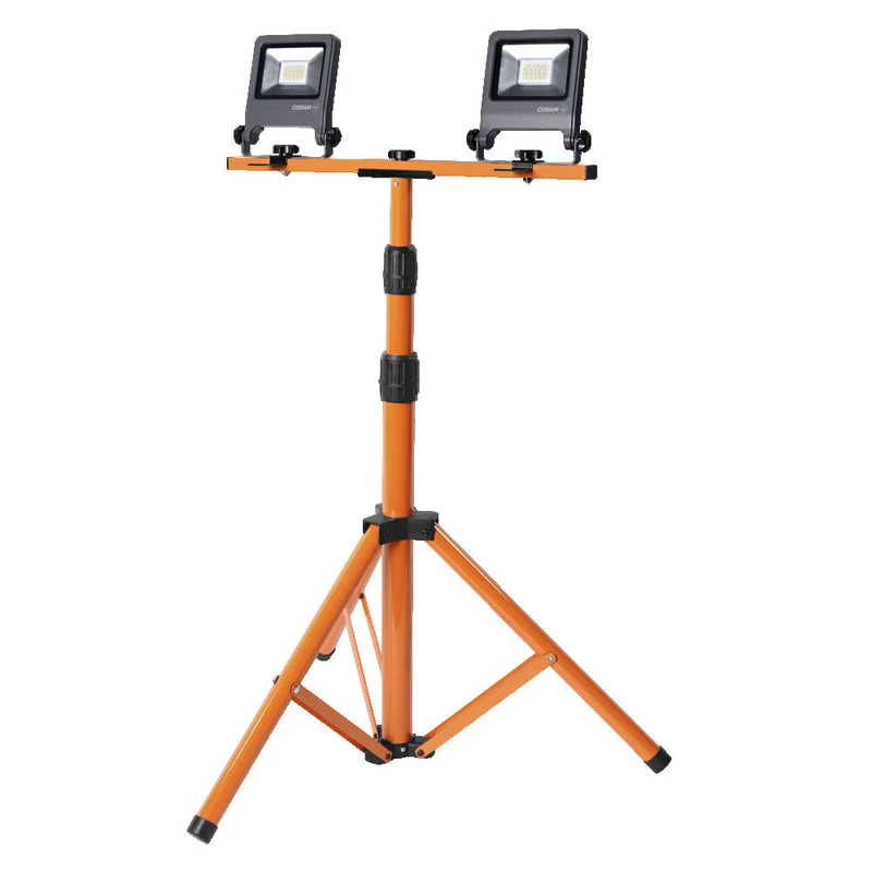 OSRAM LED luce da lavoro per applicazioni esterne, treppiede, luce da lavoro LED, 2 x 20 Watt