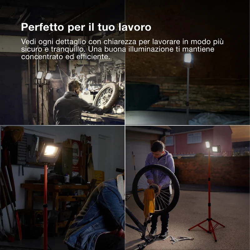 OSRAM LAMPADE DA LAVORO FARETTO TRIPODE 20W 4000 K