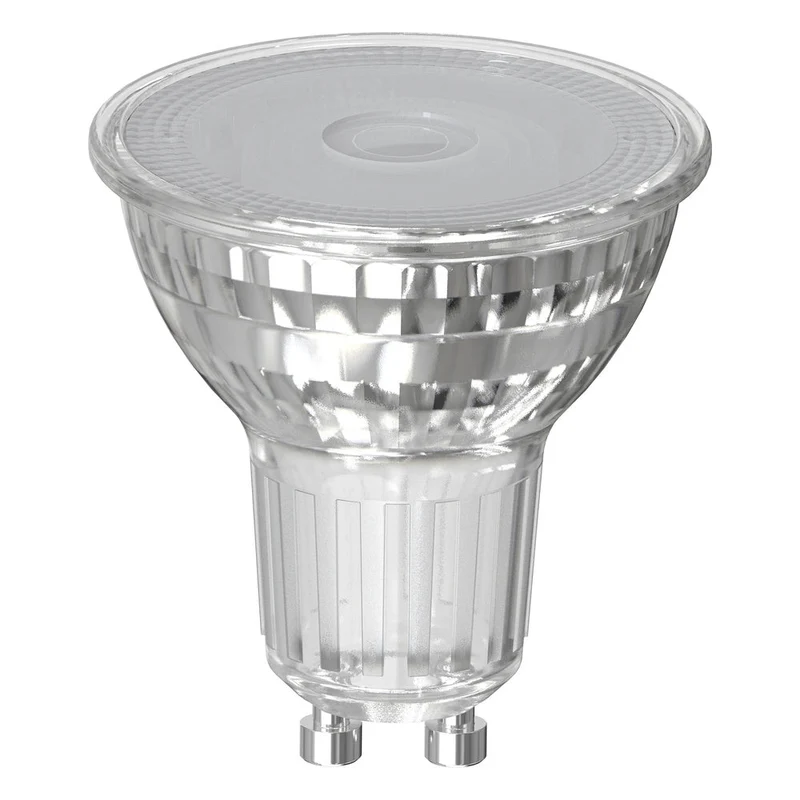 OSRAM Superstar lampada riflettore per attacco GU10, vetro chiaro, bianco caldo (2700K), 350 lumen, sostituto per lampadine tradizionali da 50W, dimmerabile, confezione da 2 pezzi