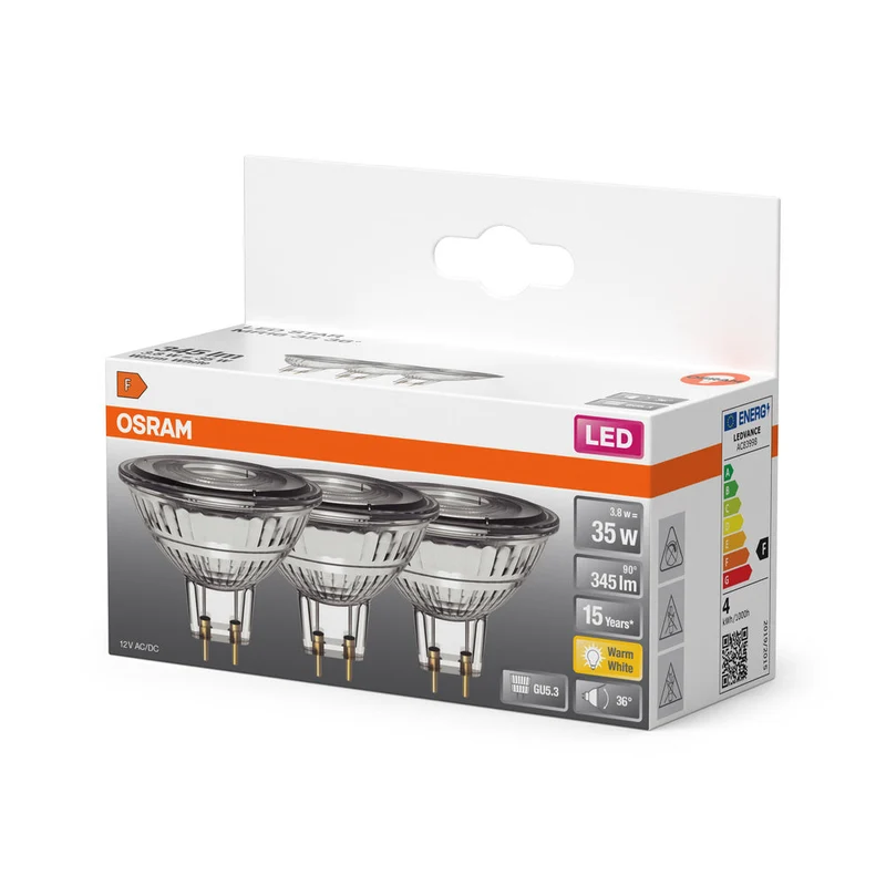 LED STAR MR16 12 V 3.8W 827 GU5.3