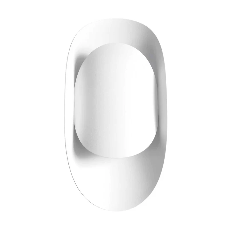 Clava - Applique murale minimaliste en aluminium noir ou blanc