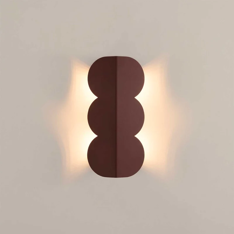 Auva - Applique murale contemporaine en aluminium, 30 cm