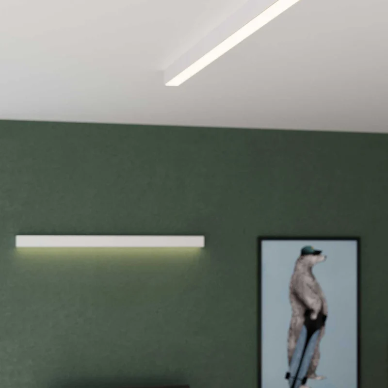 Yed - Applique murale LED minimaliste en aluminium, 67 à 200 cm