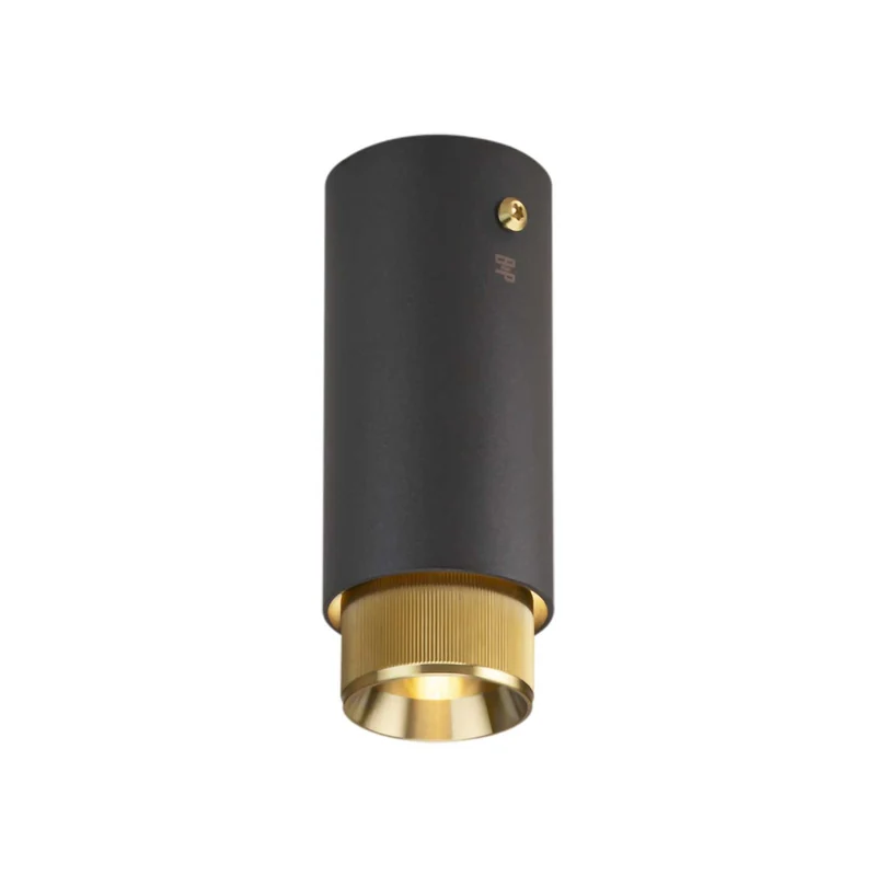 Exhaust Surface Linear - Spot en saillie en acier strié, hauteur 14,5 cm