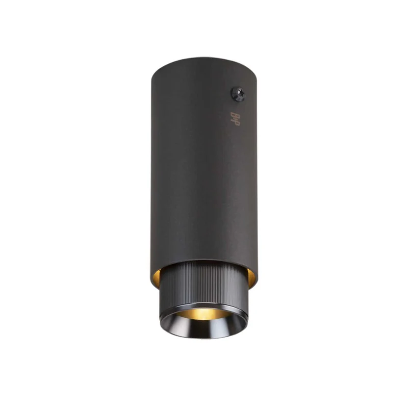 Exhaust Surface Linear - Spot en saillie en acier strié, hauteur 14,5 cm