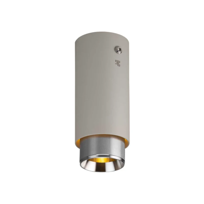 Exhaust Surface Linear - Spot en saillie en acier strié, hauteur 14,5 cm