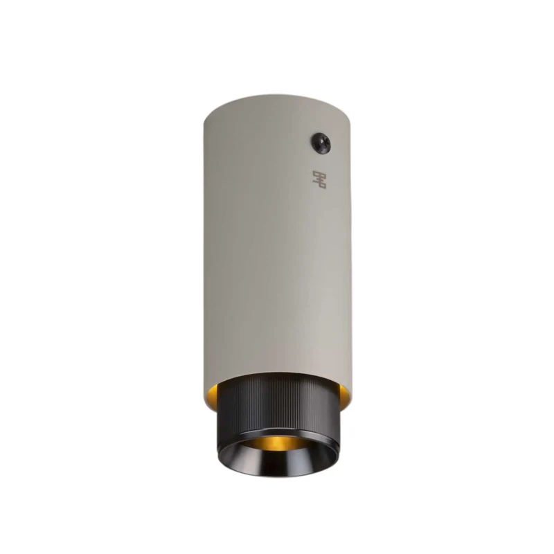 Exhaust Surface Linear - Spot en saillie en acier strié, hauteur 14,5 cm