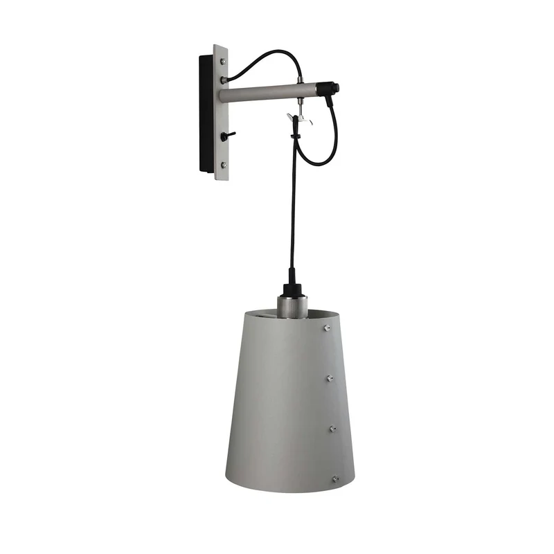 Hooked Wall - Applique murale en acier avec abat-jour, Ø 14 ou 21 cm