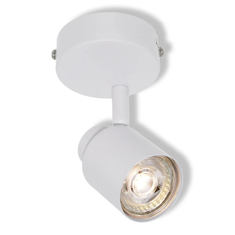 OSRAM Faretto LED a 1 Punto PRIMAL Rotondo, Lampada, 1xGU10, Bianco