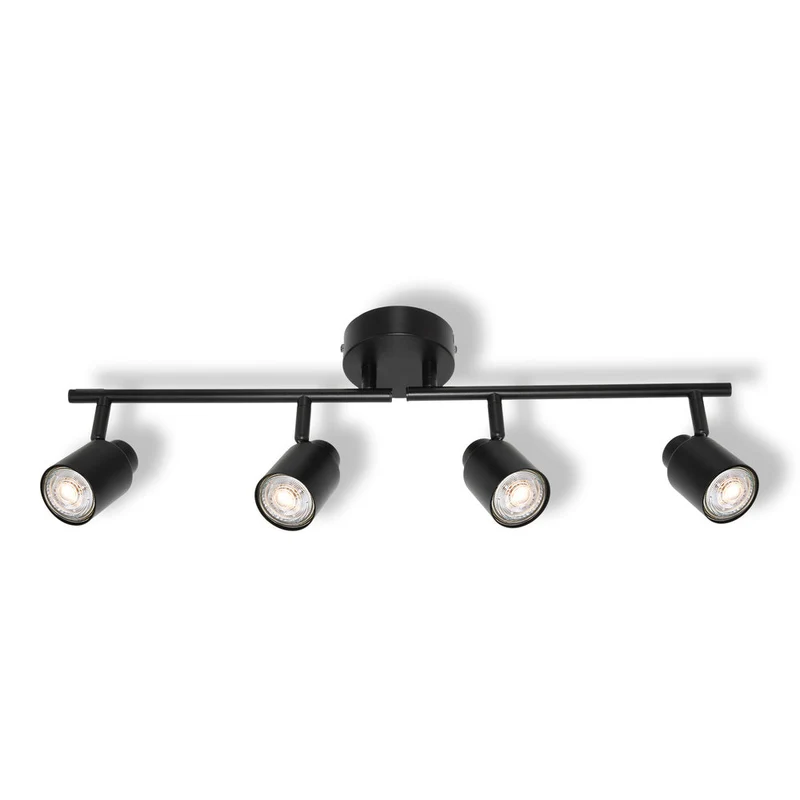 OSRAM Faretto LED a 4 punti PRIMAL, lampada, 4xGU10, nero