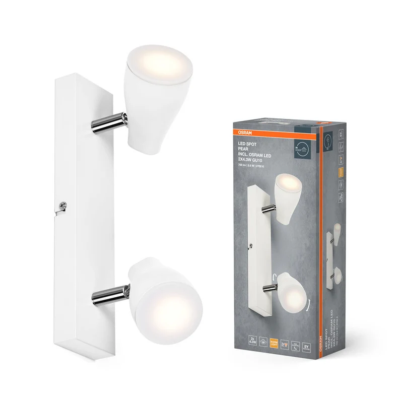 OSRAM LED SPOT PEAR Faretto da soffitto, bianco, 8,6W, 420lm