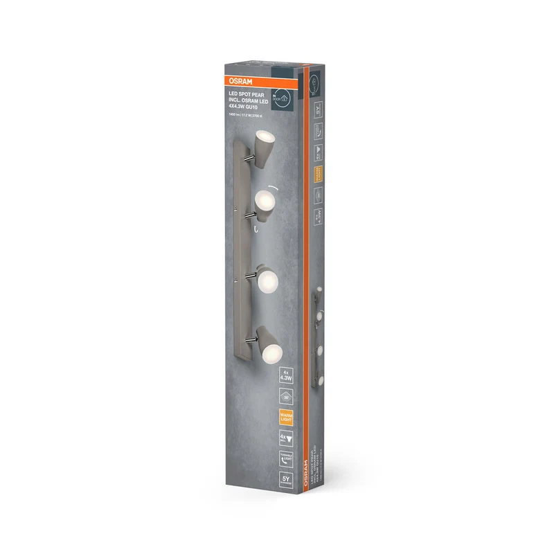 OSRAM LED SPOT PEAR Faretto da soffitto, gr, 17,2W, 840lm