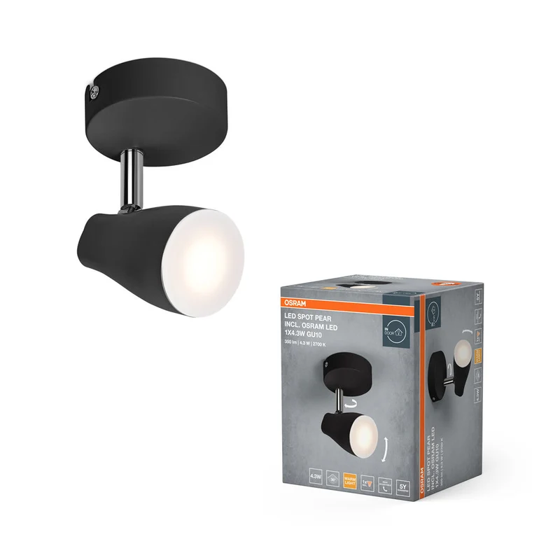 OSRAM LED SPOT PEAR Faretto da soffitto, bianco, 4,3W, 840lm