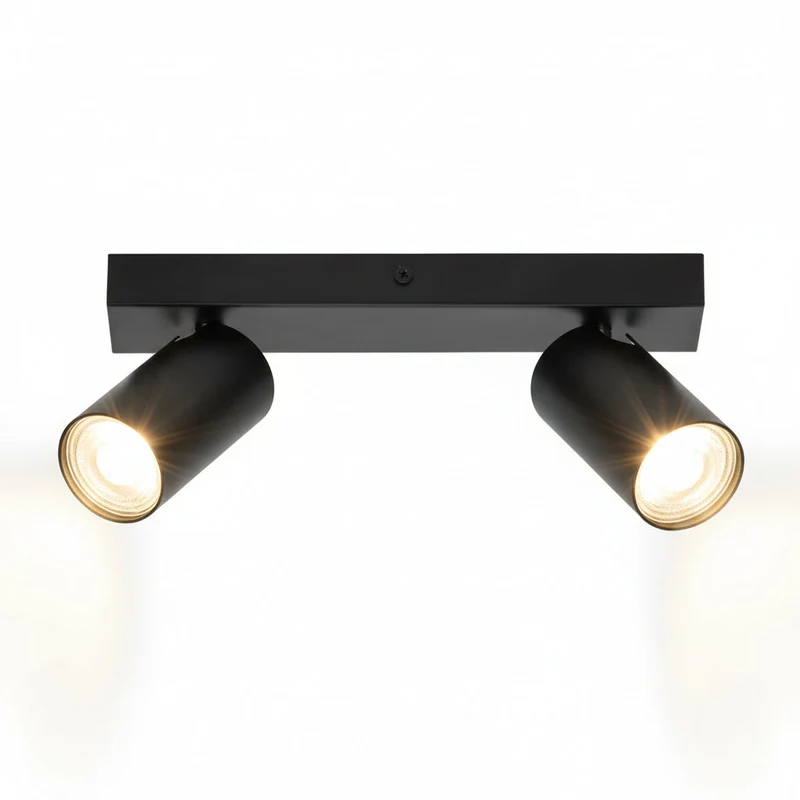OSRAM LED SPOT OCTAGON lampada da soffitto 2 x 3,4W, GU10, 460lm, nero