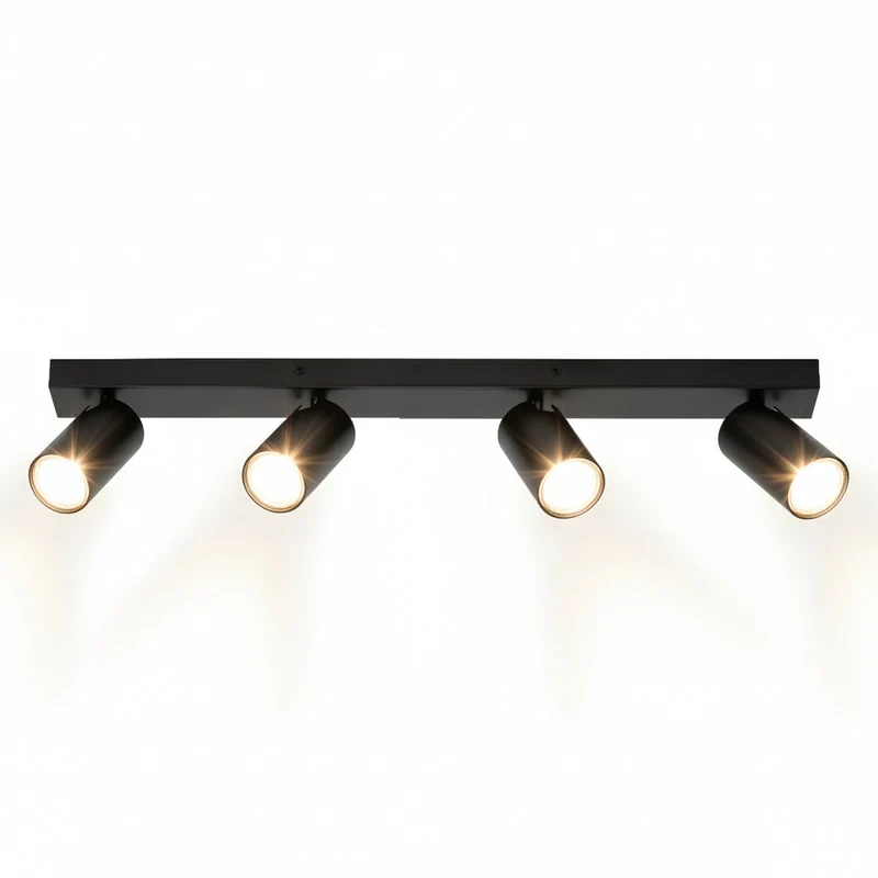 OSRAM LED SPOT OCTAGON lampada da soffitto 4 x 3,4W, GU10, 920lm, nero