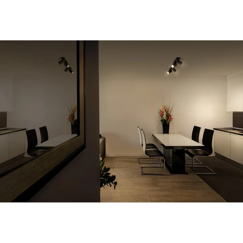 OSRAM LED SPOT OCTAGON lampada da soffitto 4 x 3,4W, GU10, 920lm, nero