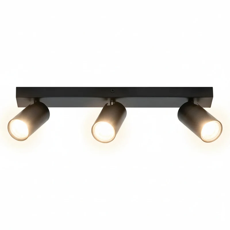 OSRAM LED SPOT OCTAGON lampada da soffitto 3 x 3,4W, GU10, 690lm, nero