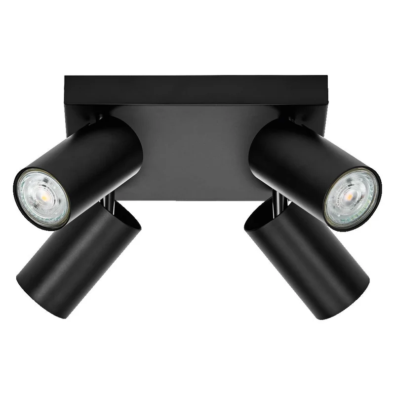 OSRAM LED SPOT OCTAGON PL Lampada da soffitto 4 x 3,4W, GU10, 920lm, nero