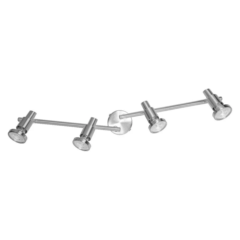 OSRAM LED SPOT ARGENTO SPAZZOLATO Lampada da soffitto, GU10, 4 x 2.6W, 2700K
