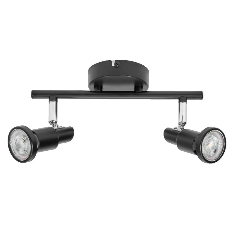 OSRAM FARETTO LED GU10 Lampada da soffitto 2 x 3,4W, 460lm, nero