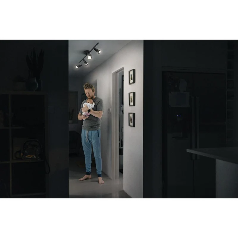 OSRAM FARETTO LED GU10 Lampada da soffitto 4 x 3,4W, 920lm, nero