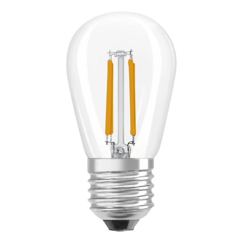 OSRAM Lampadina LED a filamento dimmerabile con attacco E27, bianco caldo (2700K), candela a soffio di vento, 5W, sostituzione per lampadina a incandescenza da 40W, trasparente, retrofit LED CLASSIC BA DIM
