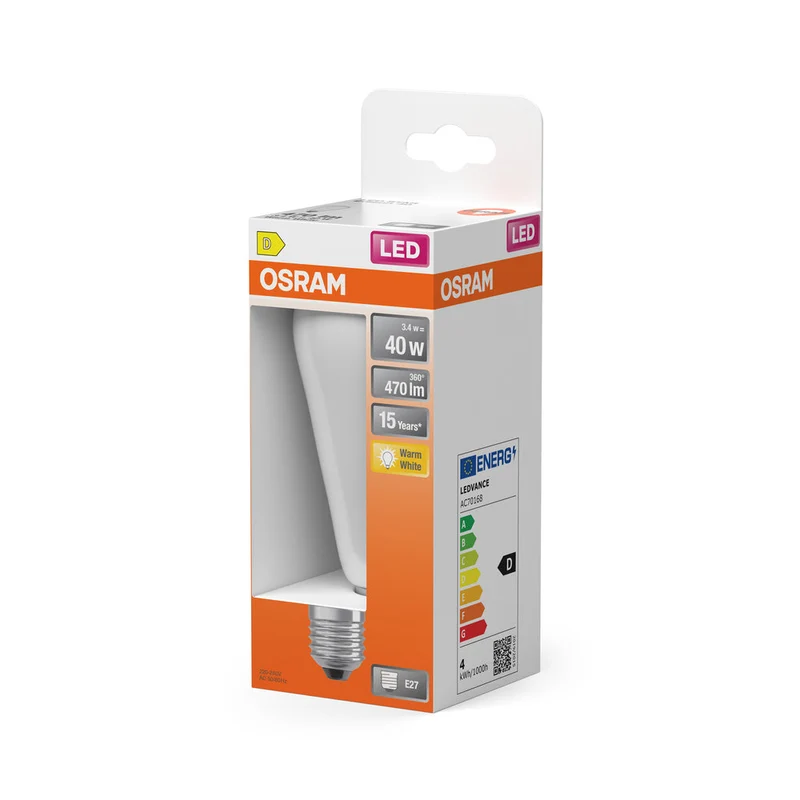 LED Retrofit CLASSIC ST 3.4W 827 Opalino E27