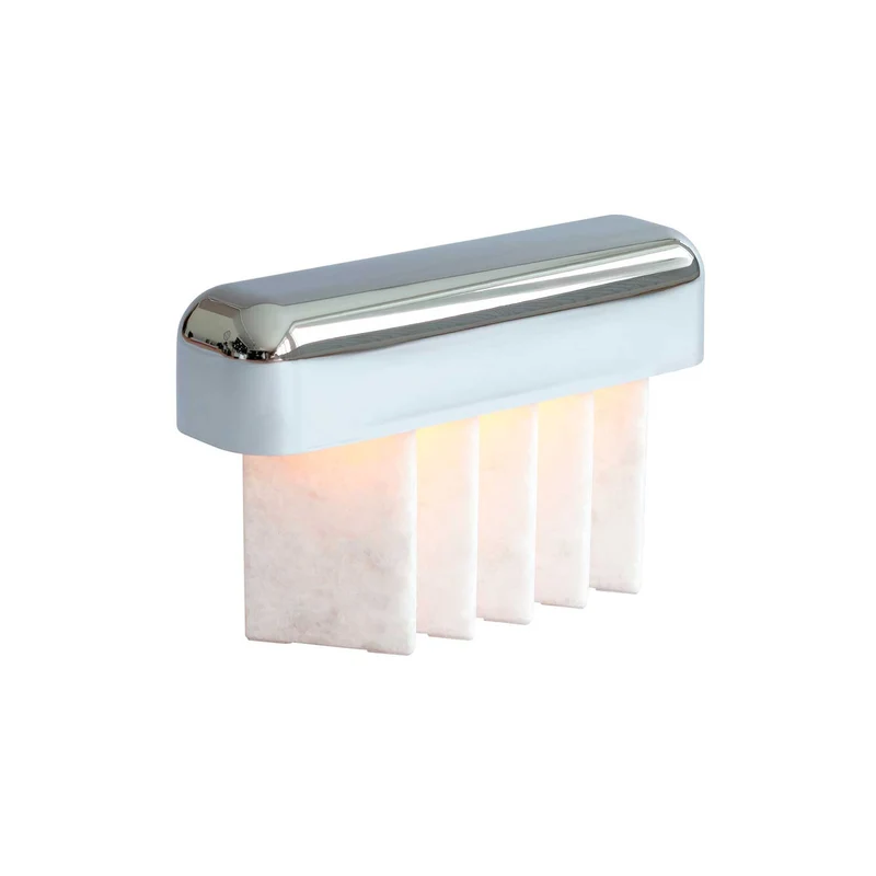 Beetle - Lampe à poser LED portable en marbre et métal, 20 cm