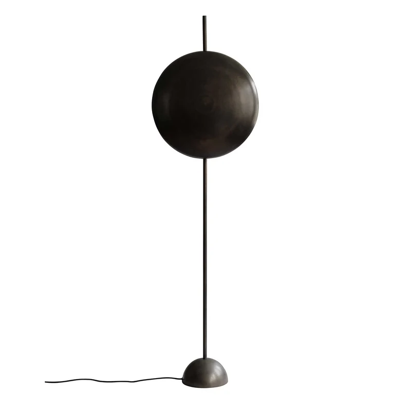 Totem Floor - Lampadaire vintage en métal bronze, hauteur 165 cm