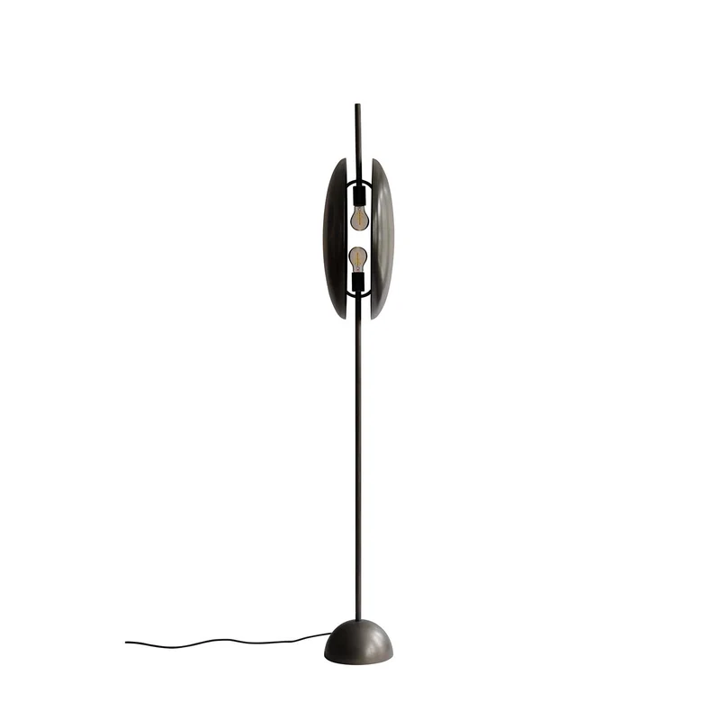 Totem Floor - Lampadaire vintage en métal bronze, hauteur 165 cm