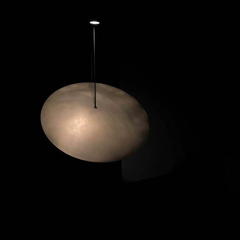 The Moon - Lampadaire art déco en métal et marbre, hauteur 188 cm