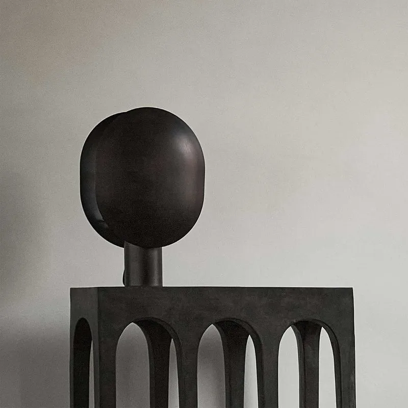 Clam Table - Lampe à poser minimaliste en métal, hauteur 43,5 cm