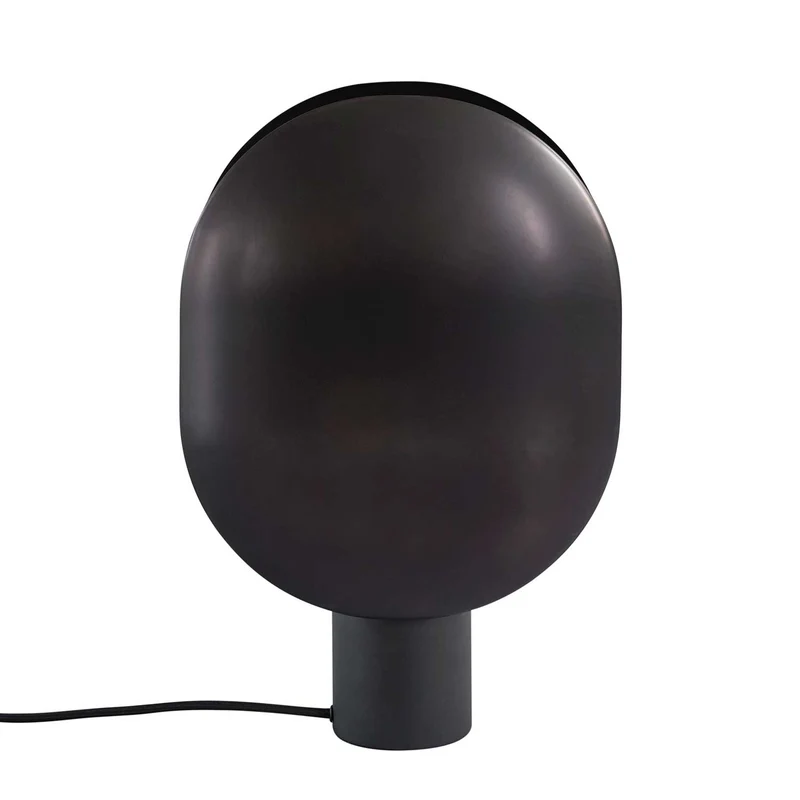Clam Table - Lampe à poser minimaliste en métal, hauteur 43,5 cm