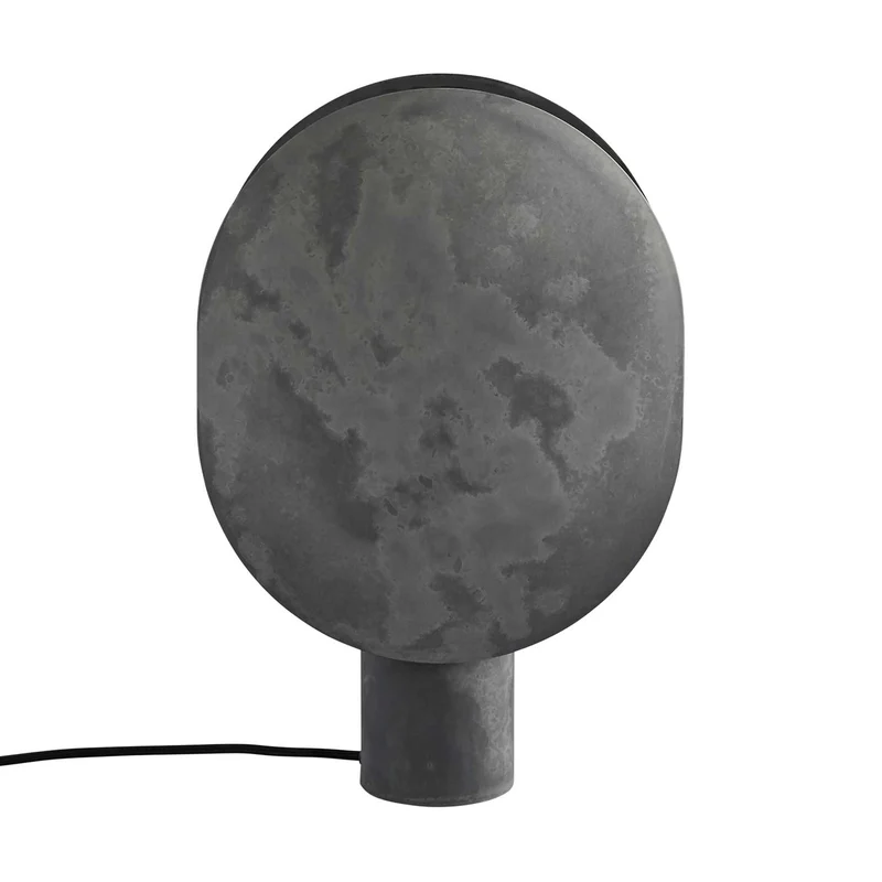 Clam Table - Lampe à poser minimaliste en métal, hauteur 43,5 cm