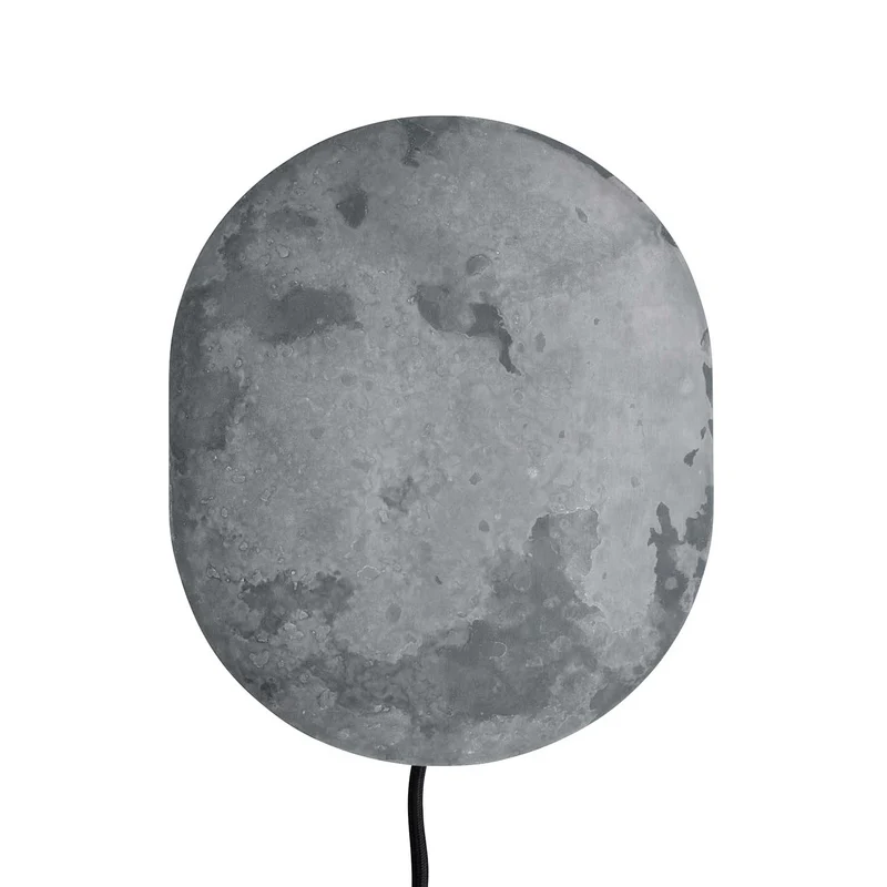 Clam Wall - Applique murale minimaliste en métal, hauteur 26 cm