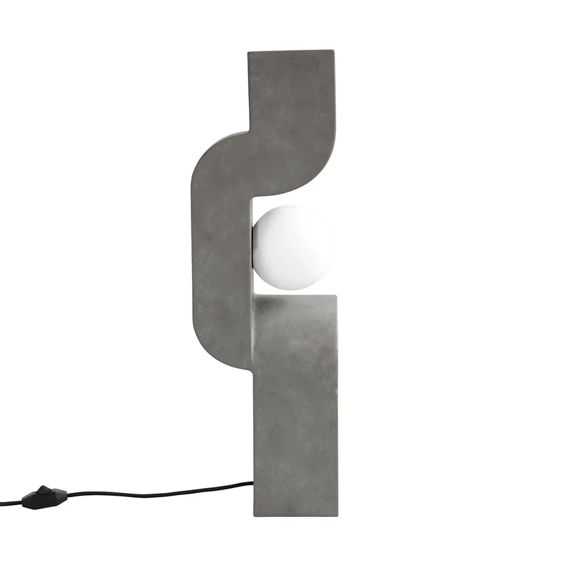 Sitting Man - Lampe sculpturale en céramique, hauteur 42 ou 70 cm