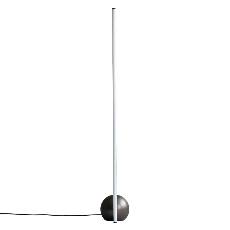 Bow Lamp - Lampadaire LED minimaliste en acier bronze, 100 cm