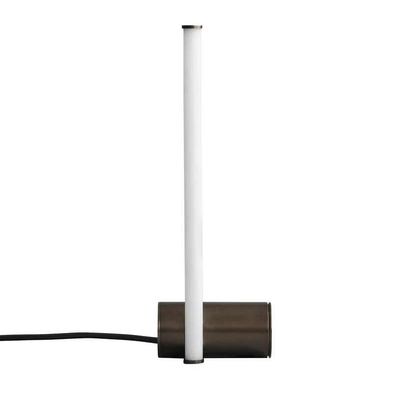 Stick Table - Lampe à poser LED contemporaine en acier bronze