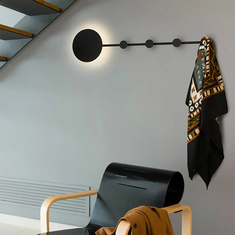 Han - Applique murale LED en acier, style contemporain