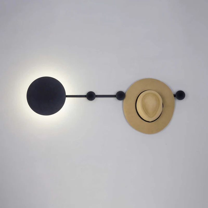 Han - Applique murale LED en acier, style contemporain