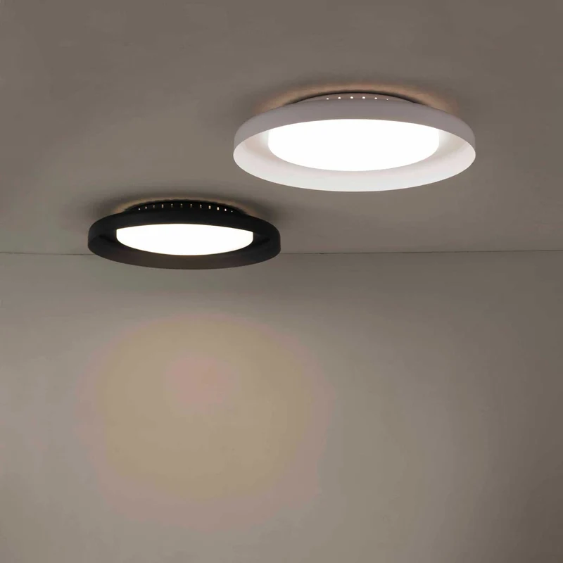 Dolme - Plafonnier LED en acier, style contemporain
