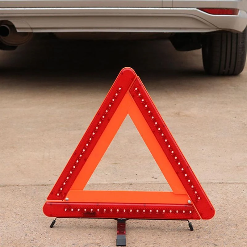 Triangolo di avviso lampeggiante a LED