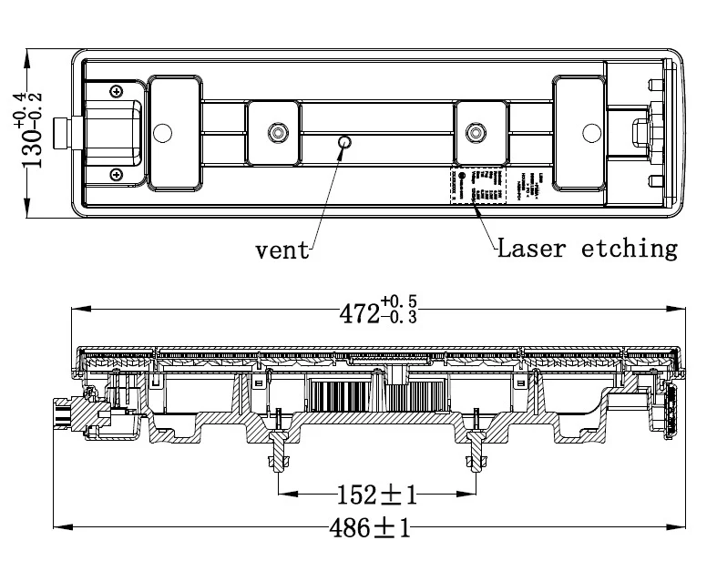 Lampada per rimorchio per camion a sette camere a LED