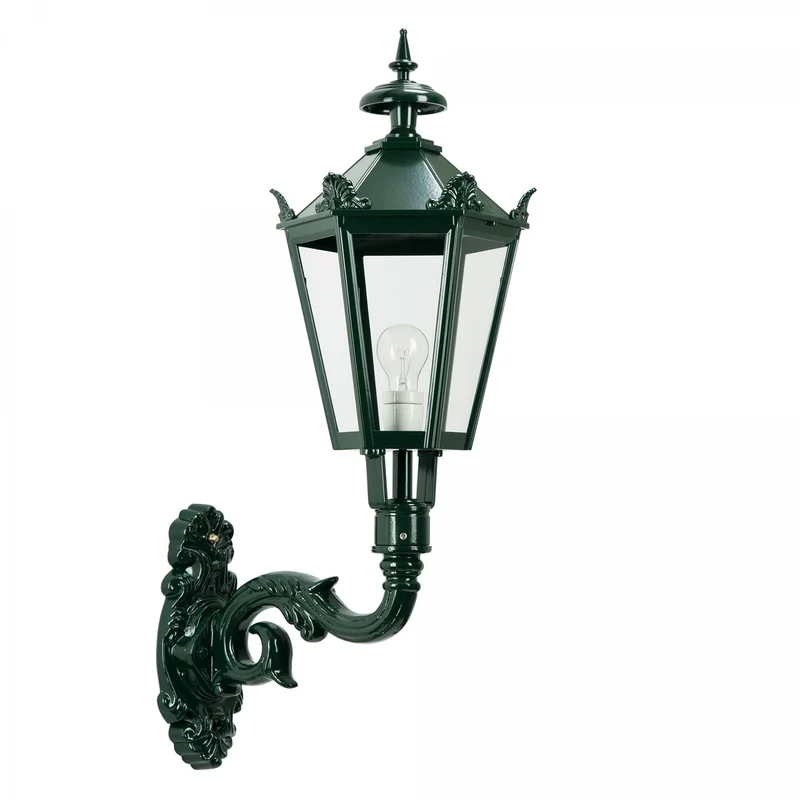 Casa Padrino Jugendstil Außenwandleuchte 29 x 44 x H. 88 cm - Verschiedene Farben - Nostalgische Wetterfeste Außenleuchte