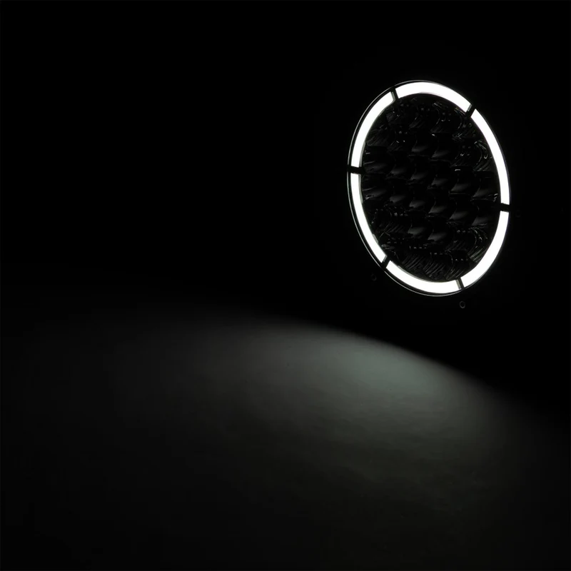 Lampada di guida a LED con luce di posizione Halo / 7.5"