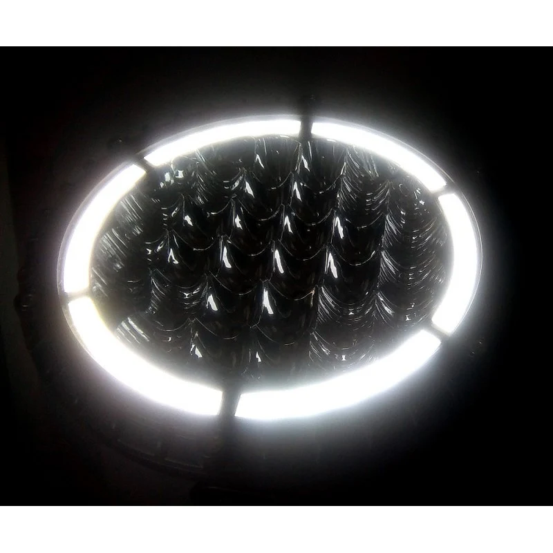 Lampada di guida a LED con luce di posizione Halo / 7.5"